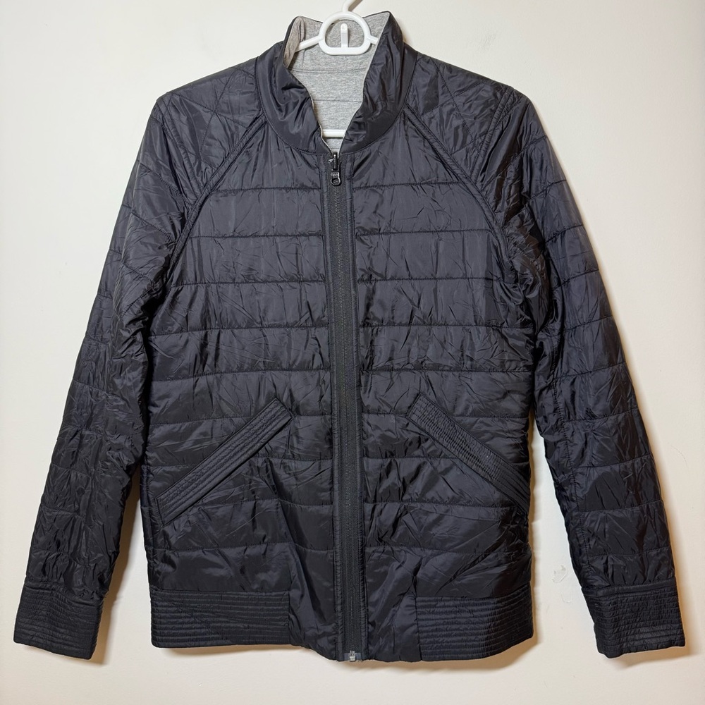 Lululemon The Bomb Bomber jacket reversible with pockets light insulation